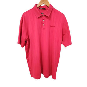 Nike Fit Dry Tiger Woods Collection Golf Polo Shirt Red Size XL